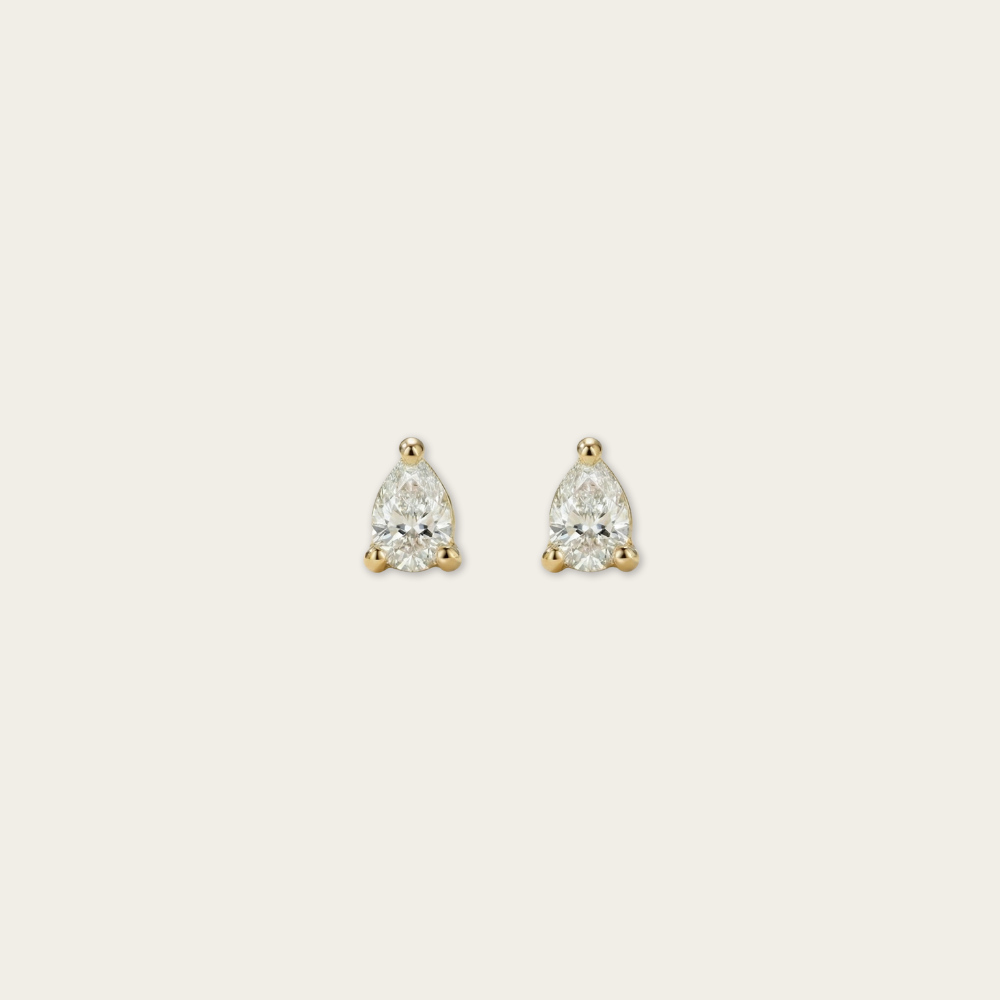 Lab-Grown Diamond Pear Stud Earrings
