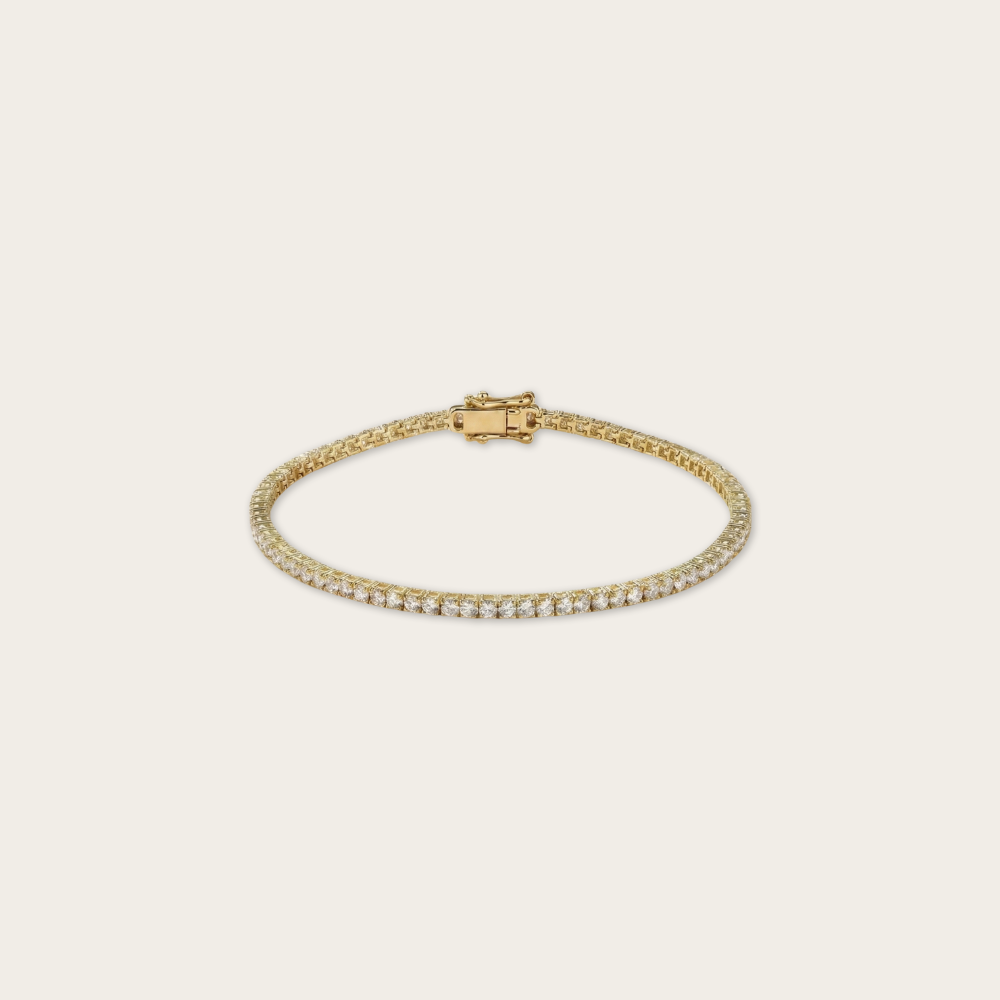 Lab-Grown Diamond Tennis Bracelet