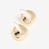 14K Gold Plated Chunky Kasumi Hoops