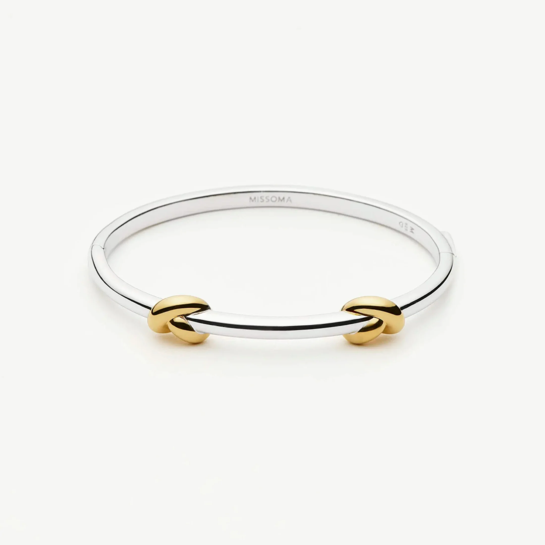 Lucy Williams Two-Tone Knot Bangle