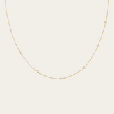 14K Gold Lab-Grown Diamond Queen's Necklace