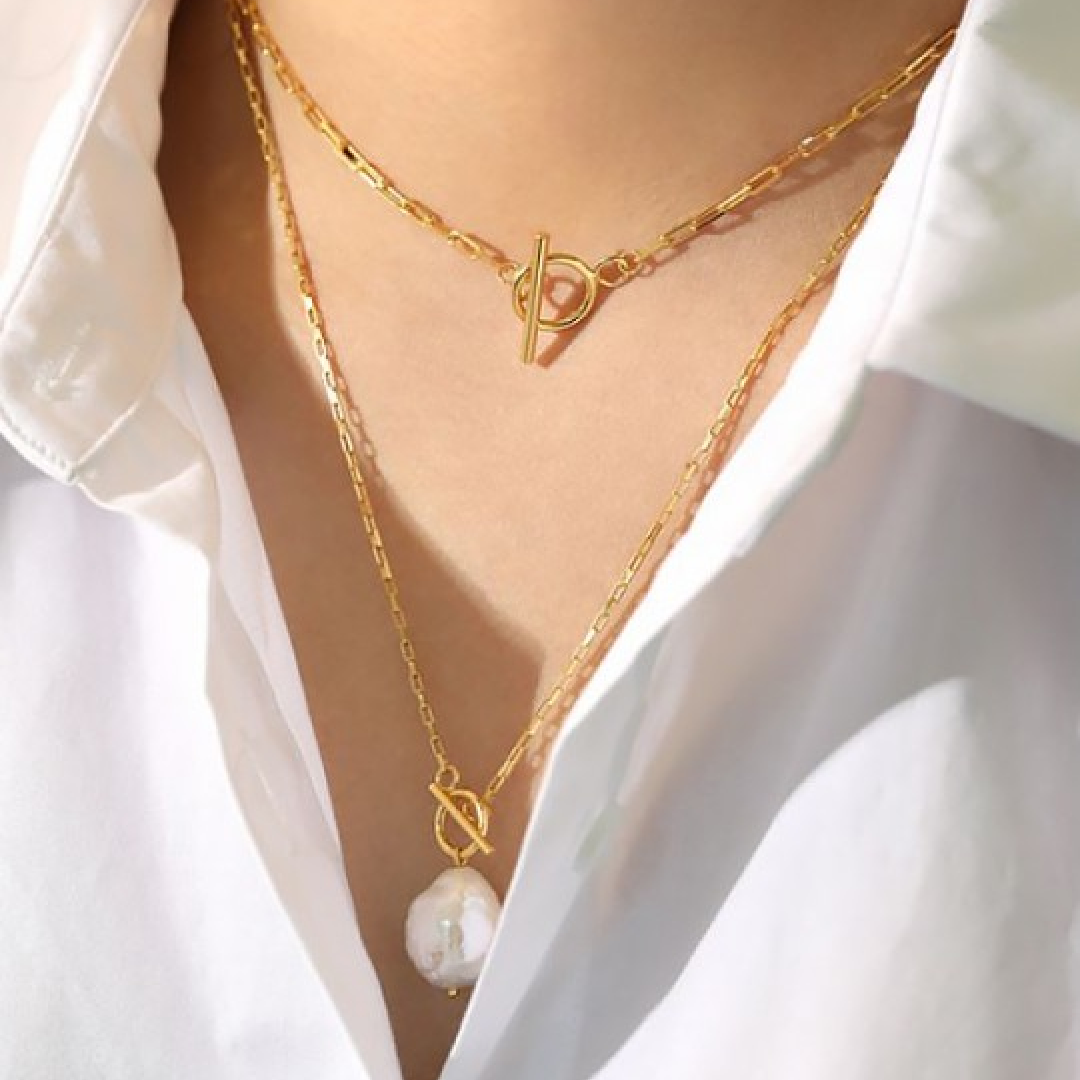 Florence Gold Vermeil Paperclip Choker