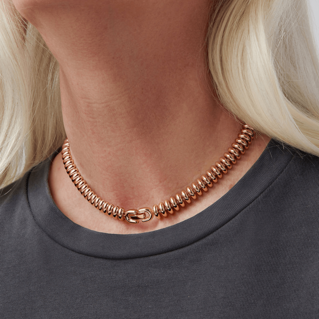 14K Gold Plated Statement Sofia Choker