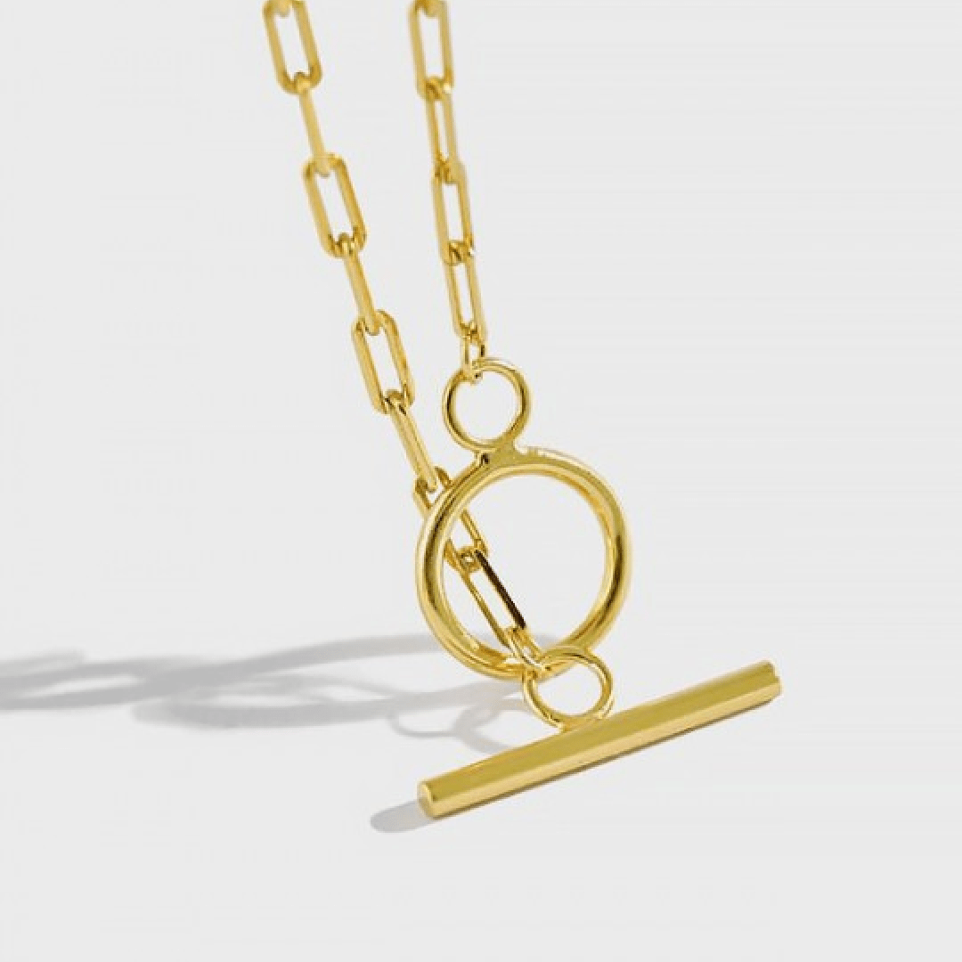 Florence Gold Vermeil Paperclip Choker