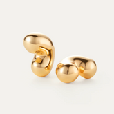 Eliza Sculptural Puff Earrings