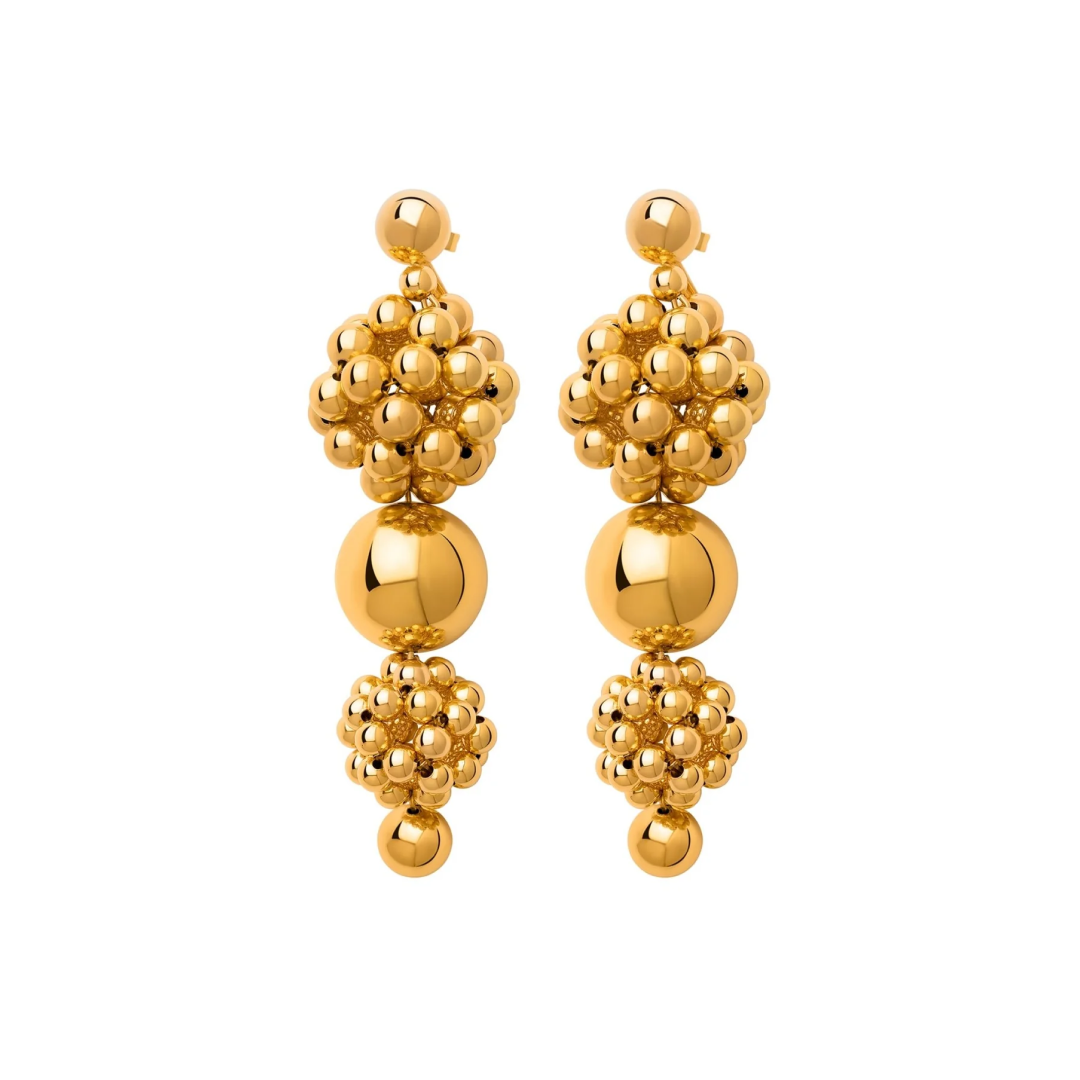 Statement Nido D'or Dangler Earrings