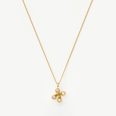 Atom Cubic Zirconia Pendant Necklace
