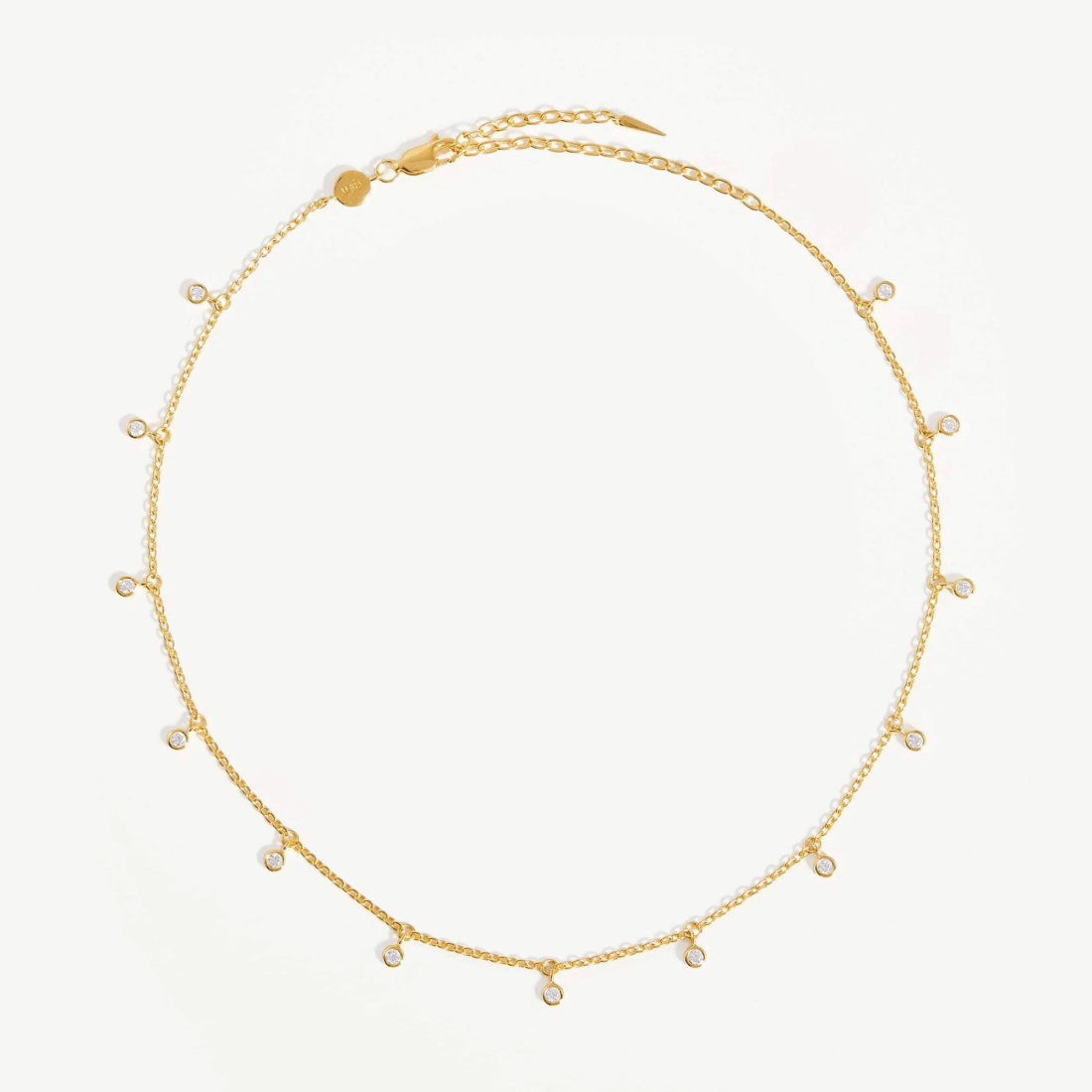 Gold interstellar drop choker Clearance