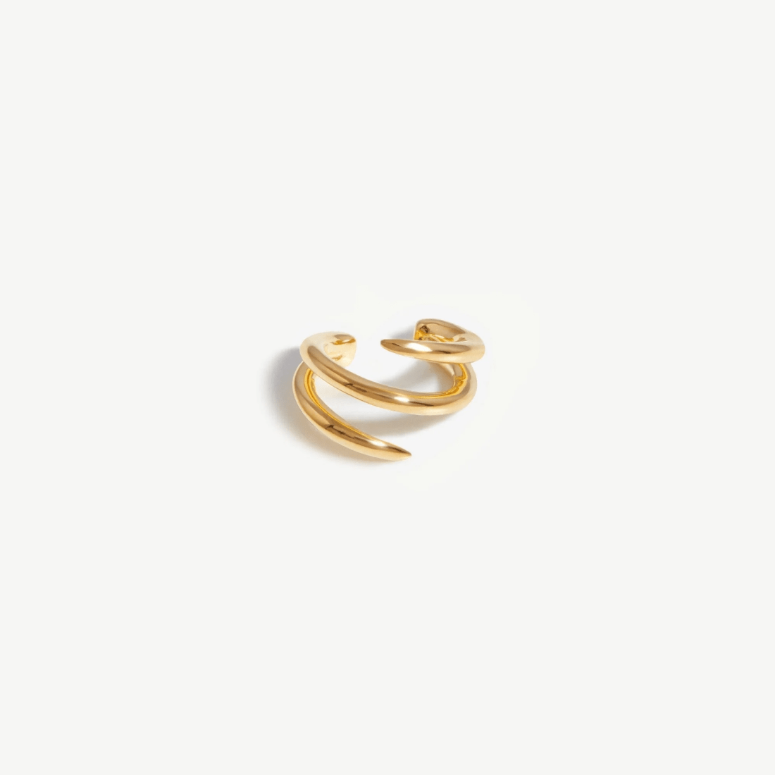 14K Gold Vermeil Claw Statement Ear Cuff