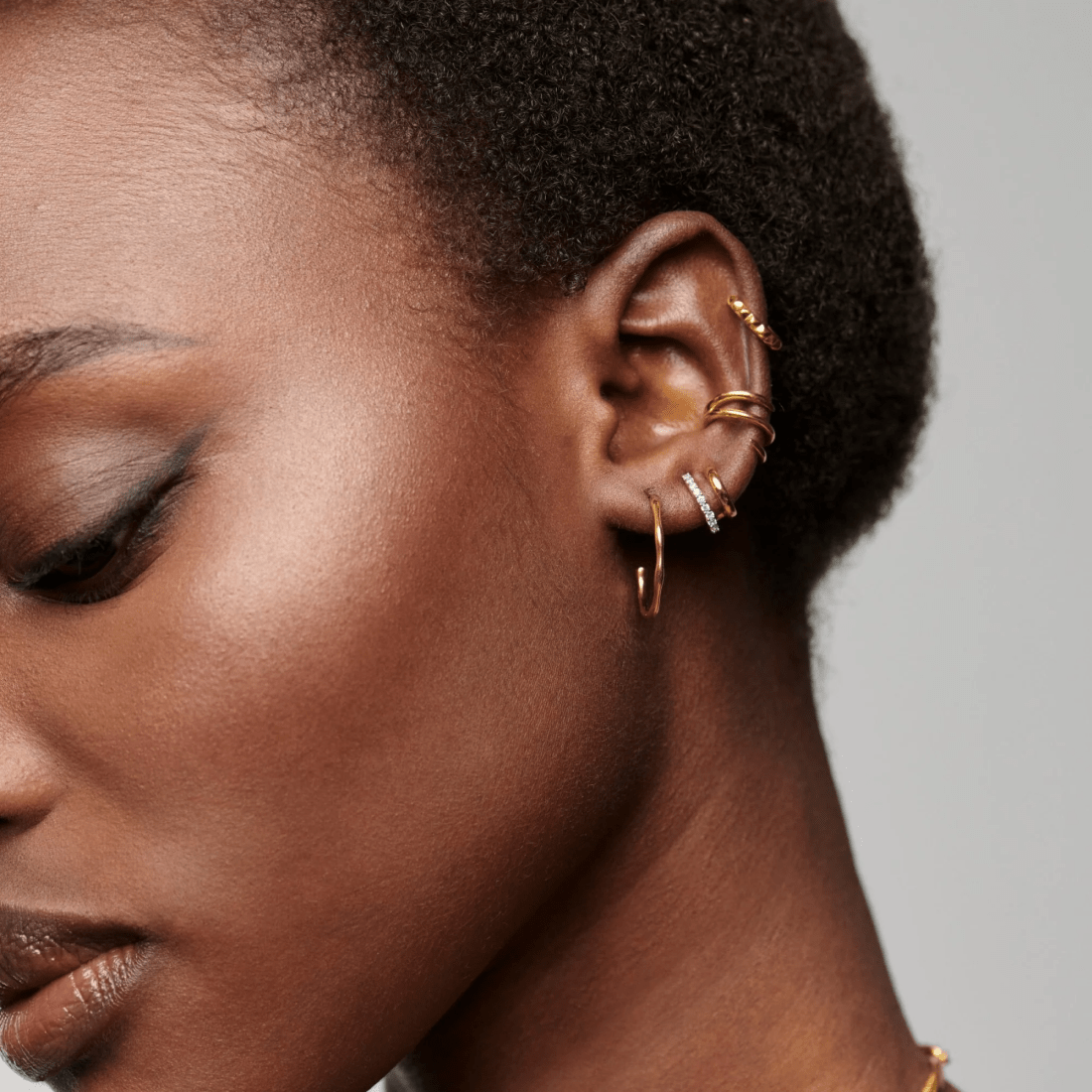14K Gold Vermeil Claw Statement Ear Cuff