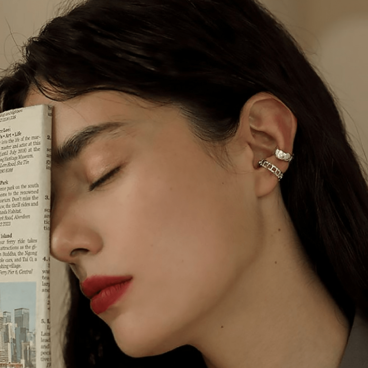 925 Sterling Silver Aubrey Earcuff