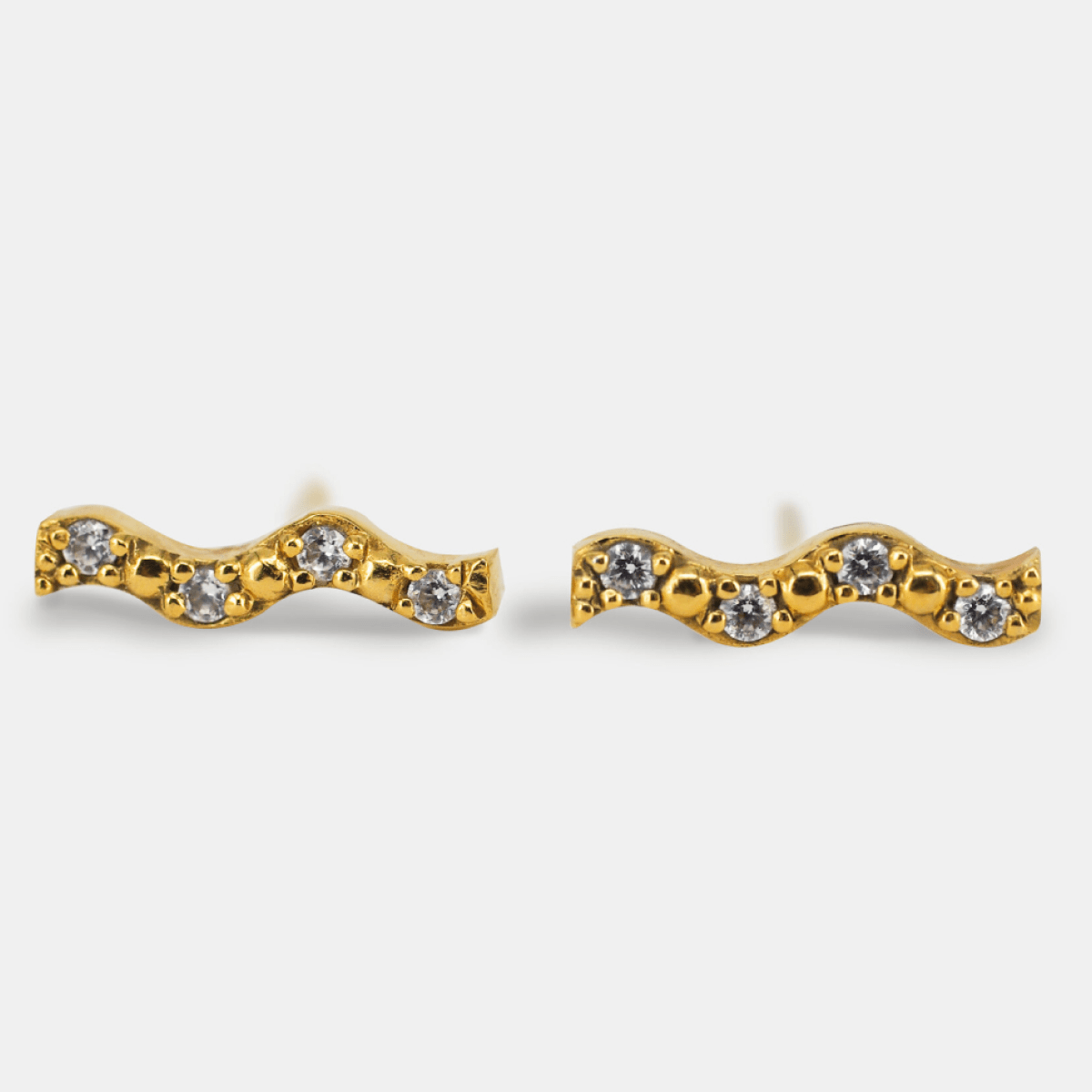 925 Sterling Silver Zircon Stud Earrings