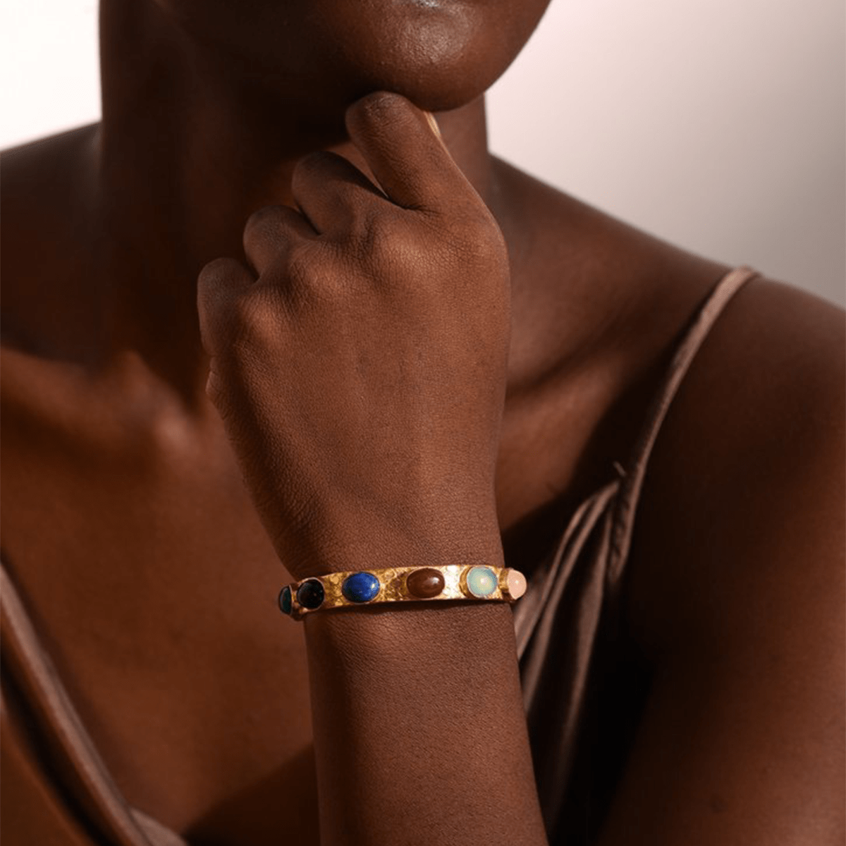 Chunky gold 2025 cuff bracelet