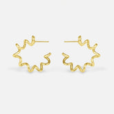 Mini Swirl Hoop Earrings