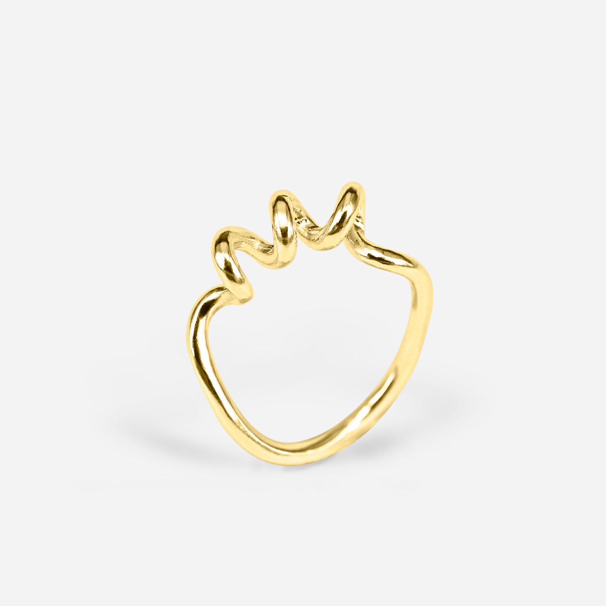 925 Sterling Silver Swirl Ring
