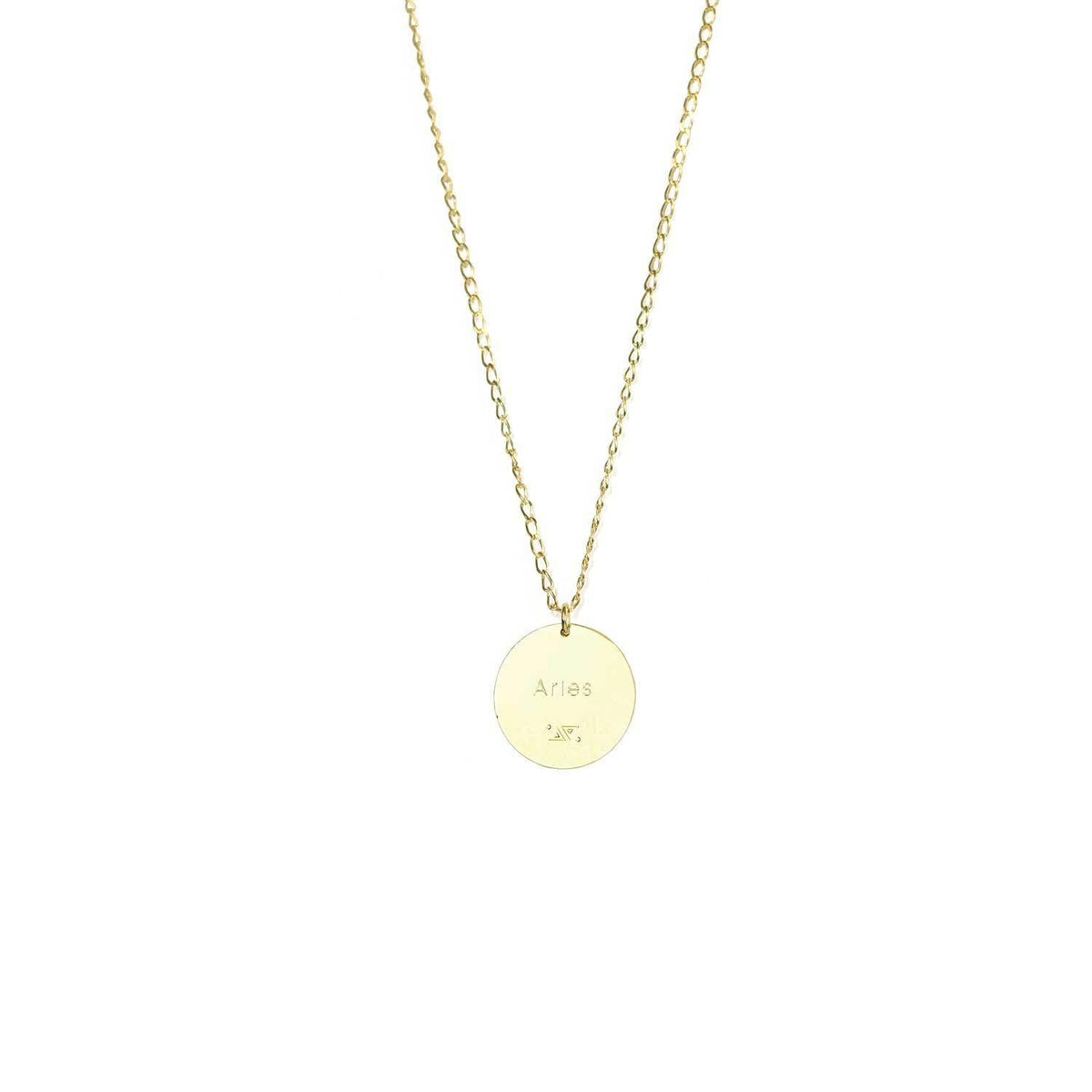 Aries Swarovski Zodiac Necklace - Tanzire