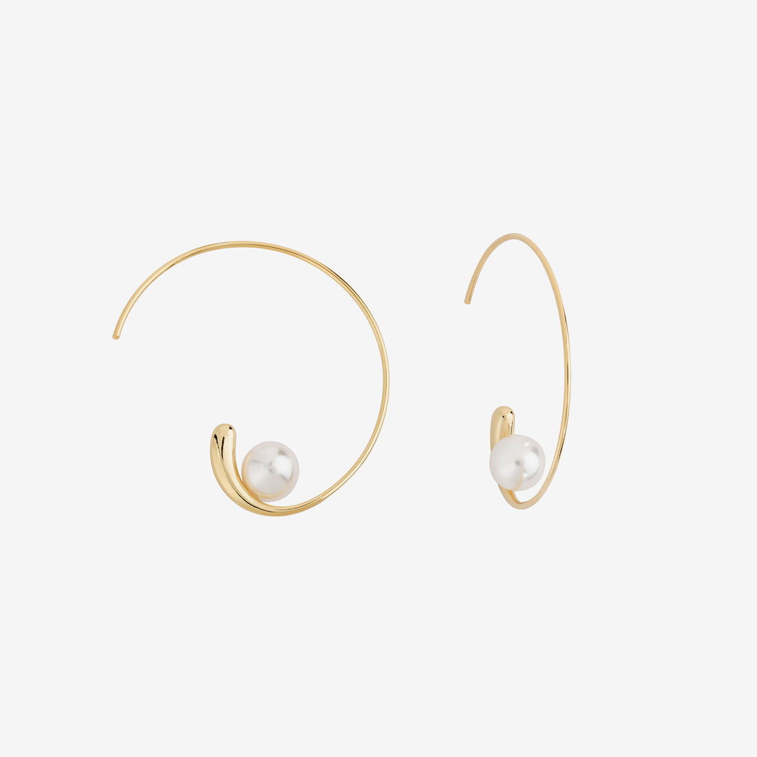 18K Gold Vermeil Jemima Hoop Earrings