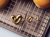 Puffy Heart Stud Earrings