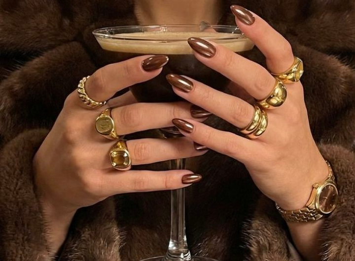 Stacked gold rings, Pinterest