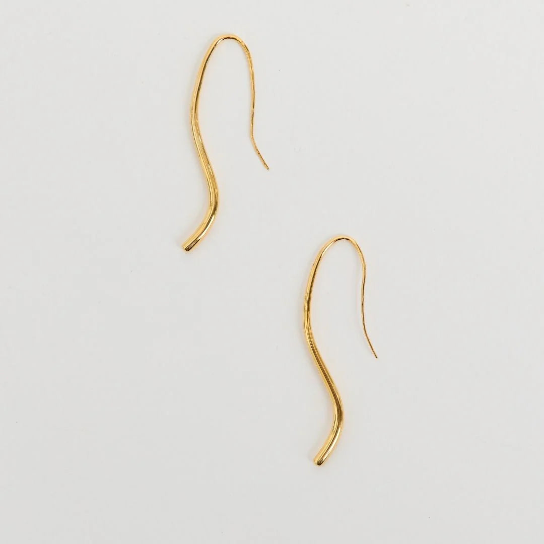 18K Gold Plated Lenora Dangling Earrings