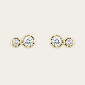 Lab-Grown Diamond Cluster Studs