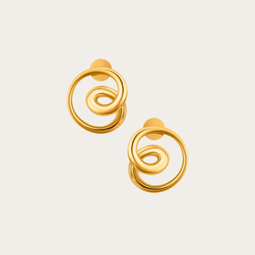 22K Gold Plated Mini Mismatched Hoops