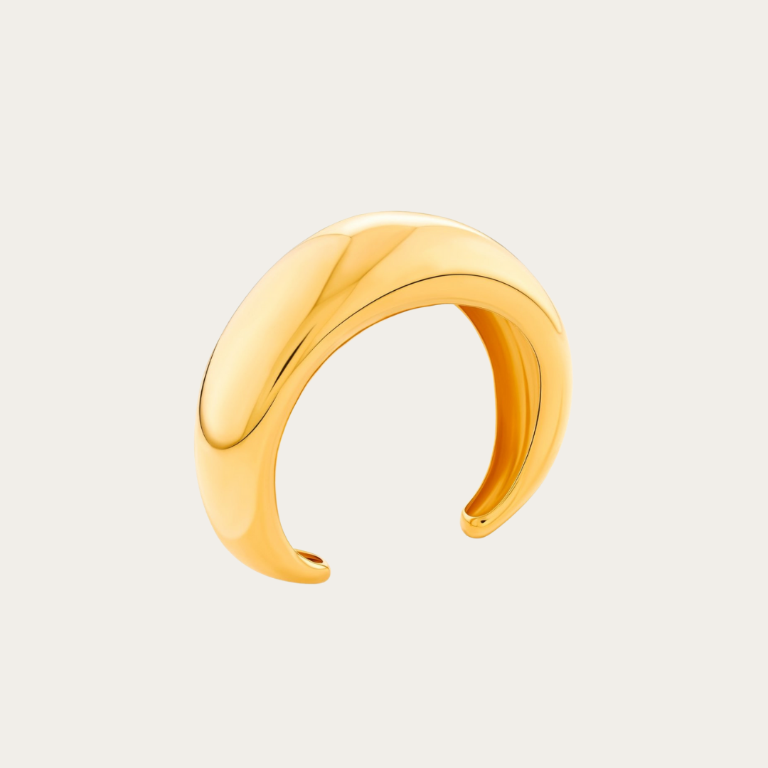 Statement Sirena Gold Cuff Bracelet