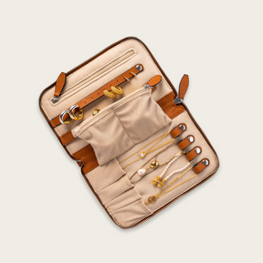 On-The-Go Jewelry Case - Tan