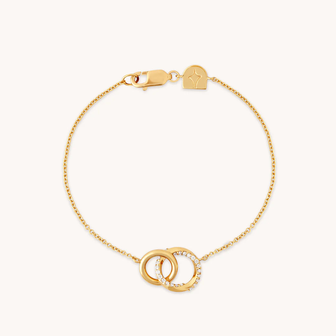 Entwined Orbit Chain Bracelet