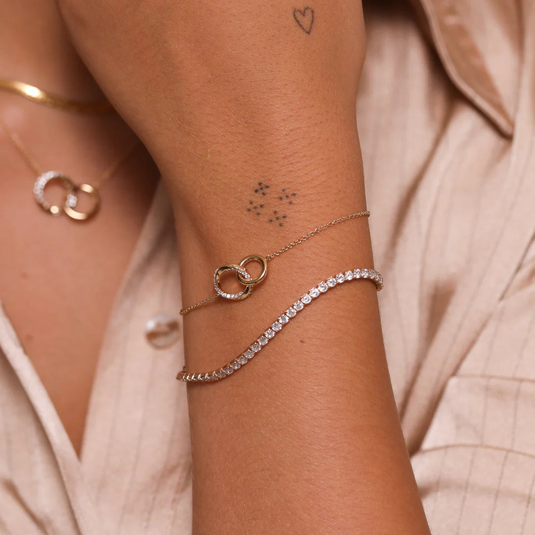 Entwined Orbit Chain Bracelet