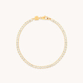 18K Gold Plated Gleam Tennis Bracelet