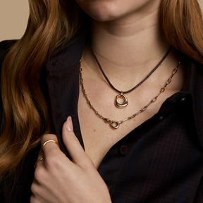 18K Gold Plated Hardware Chain Necklace