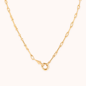 18K Gold Plated Hardware Chain Necklace