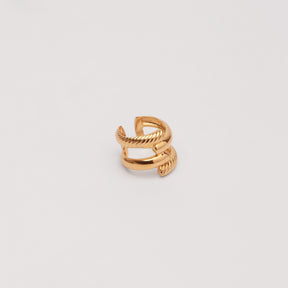 Ridged Double Layer Ring