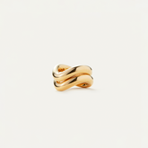 14K Gold Stackable Ola Ring Set of 2