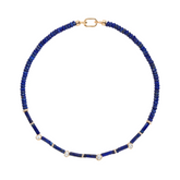Lapis Lazuli Aster Choker Necklace