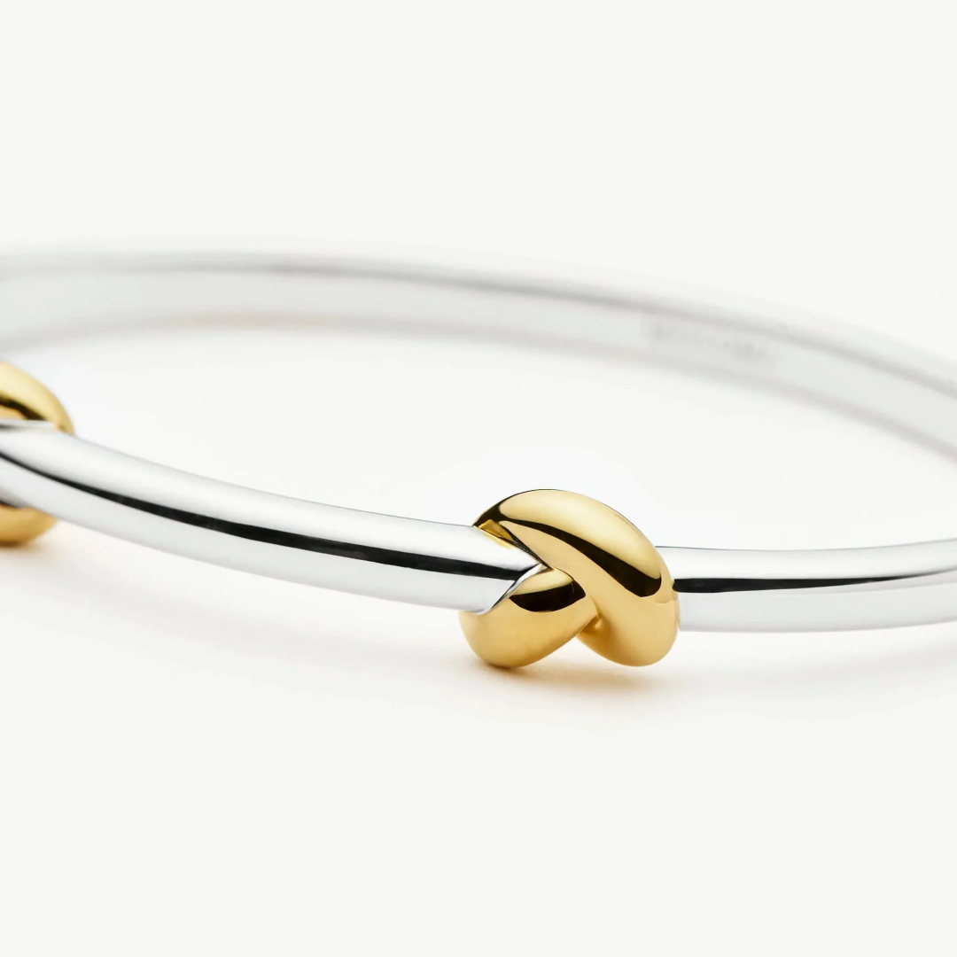 Lucy Williams Two-Tone Knot Bangle
