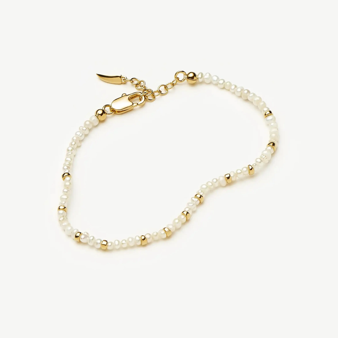 Micro Freshwater Pearl Beaded Bracelet