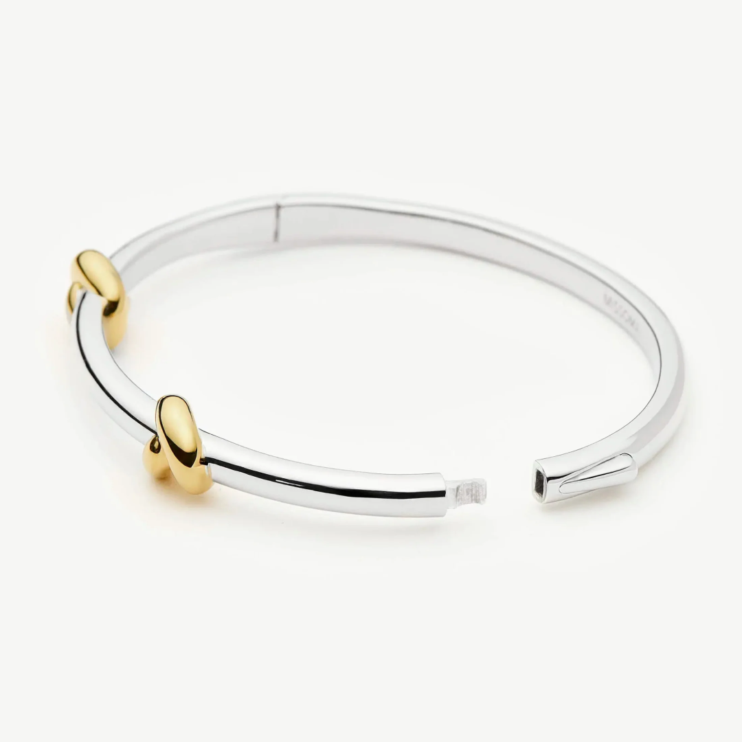 Lucy Williams Two-Tone Knot Bangle
