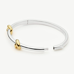 Lucy Williams Two-Tone Knot Bangle