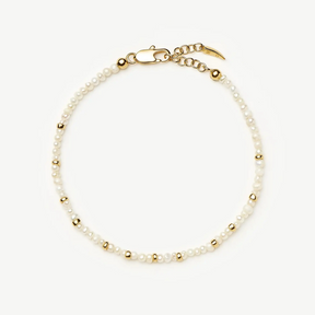 Micro Freshwater Pearl Beaded Bracelet