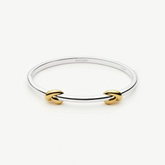 Lucy Williams Two-Tone Knot Bangle