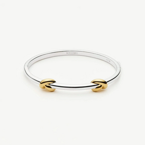 Lucy Williams Two-Tone Knot Bangle
