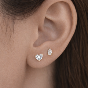 Lab-Grown Diamond Pear Stud Earrings