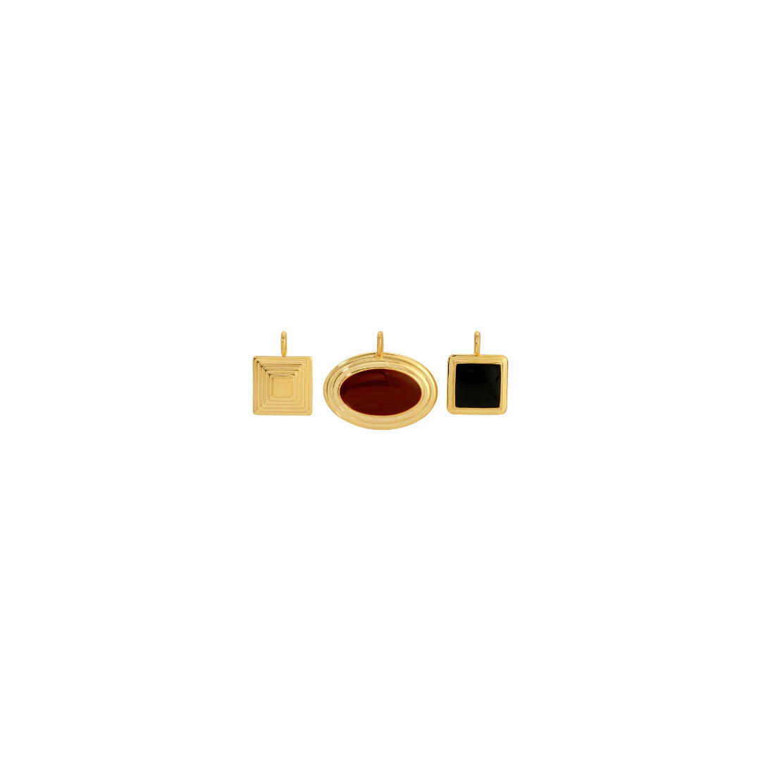 18K Gold Plated Solene Charm Choker