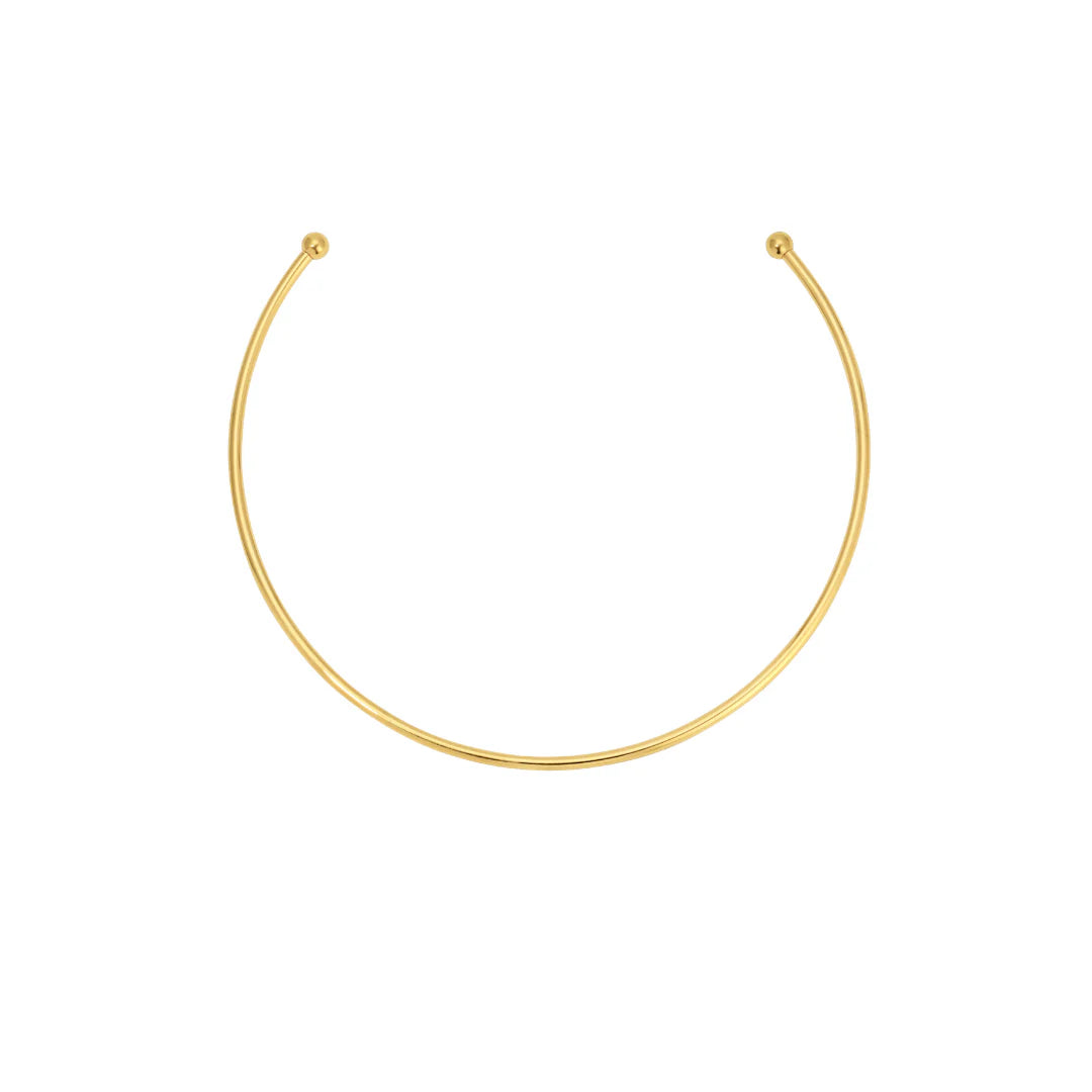 18K Gold Plated Solene Charm Choker