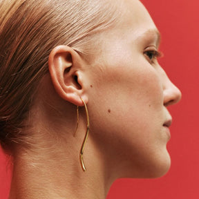 18K Gold Plated Lenora Dangling Earrings