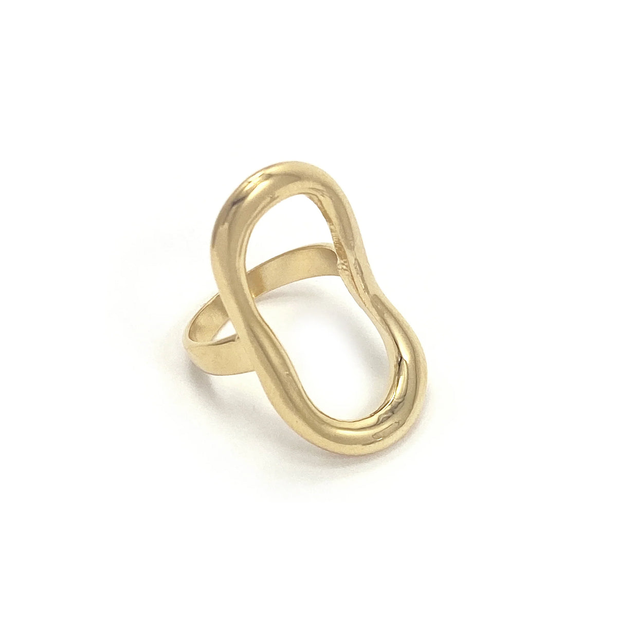 14K Gold Plated Parker Statement Ring