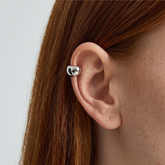 Rhodium Silver Vickie Ear Cuff