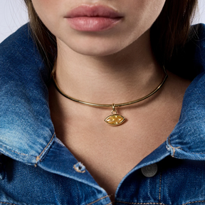 Citrine Protection Choker Necklace